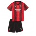 Günstige AC Milan Babykleidung Heim Fussballtrikot Kinder 2023-24 Kurzarm (+ kurze hosen)